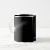 aardebedekking tweekleurige koffiemok (Voorkant links)