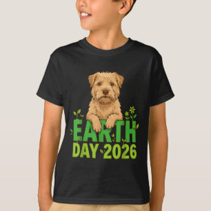 Aardedag 2026 Schattige Terrier Hondeneigenaren Mo T-shirt