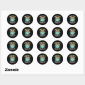 Aardedag aarde redden de enige planeet die heeft ronde sticker (Vel)