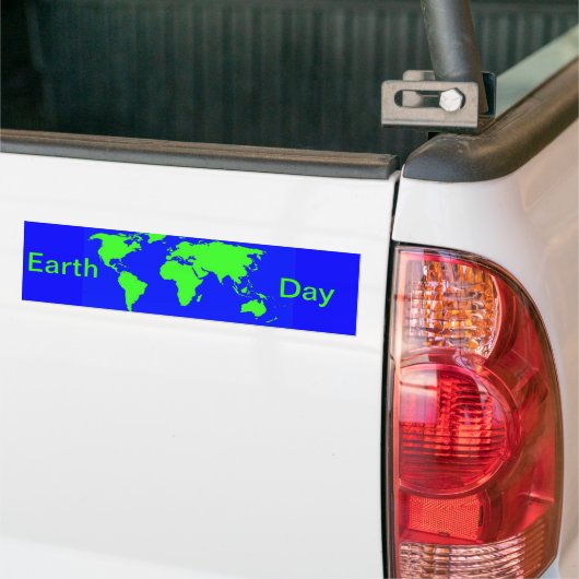 Aardedag Bumpersticker (Op Truck)