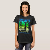 Aardedag elke dag Aardedag T-shirt (Voorkant volledig)