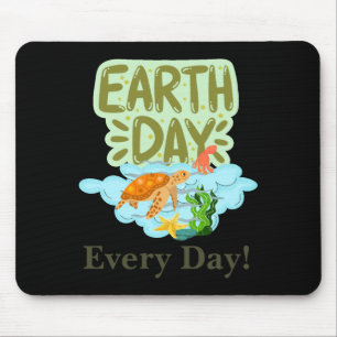Aardedag Elke Dag Ga Groen Ons Planeet Redden Post Muismat