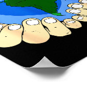 Aardedag elke dag _ Milieu _ Planeet Aarde Poster (Hoek)