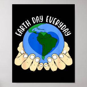 Aardedag elke dag _ Milieu _ Planeet Aarde Poster