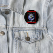 Aardedag elke dag ronde button 5,7 cm (In situ)