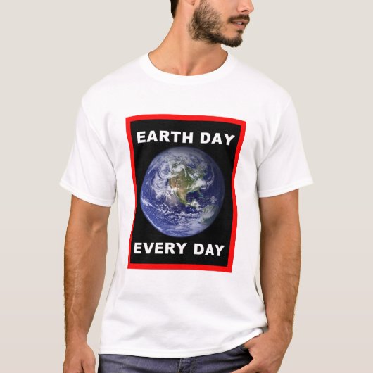Aardedag elke dag t-shirt (Voorkant)