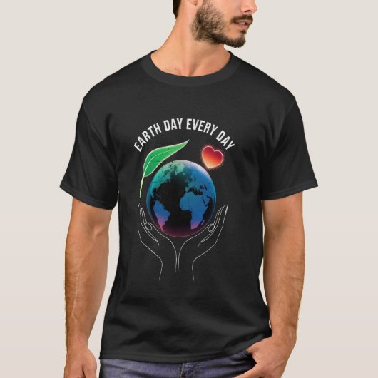 Aardedag elke dag t-shirt (Voorkant)