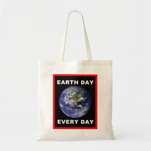 Aardedag elke dag tote bag (Voorkant)