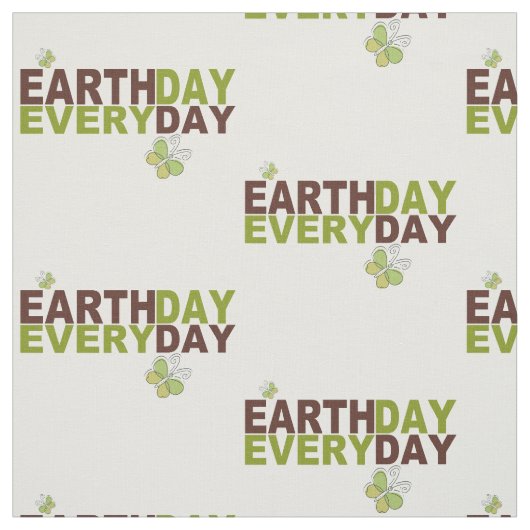 Aardedag elke dag verbinding stof (Swatch)