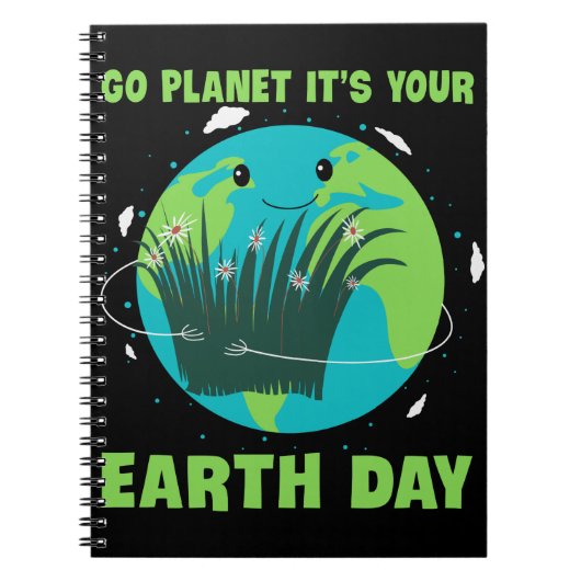 Aardedag: Ga naar de planeet Het is je Aarddag Notitieboek (Voorkant)