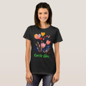 Aardedag groene planeet milieubewustzijn t-shirt (Voorkant volledig)