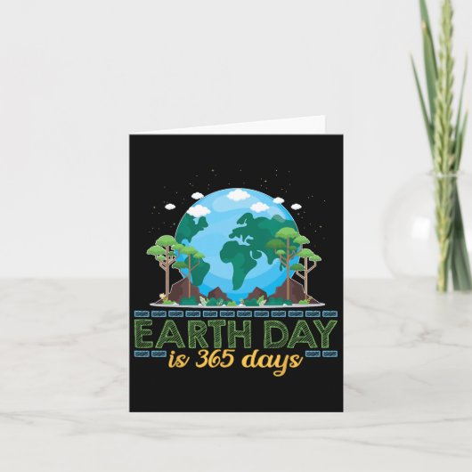 Aardedag is 365 dagen kaart (Voorkant)