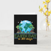 Aardedag is 365 dagen kaart (Gele Bloem)