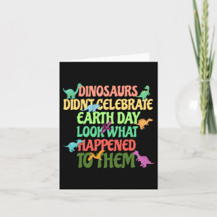 Aardedag Kinderen Aardedag Feest Dinosauriërs Dede Kaart