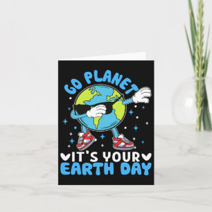 Aardedag Kinderen Peuter Jongens Schattige Planeet Kaart