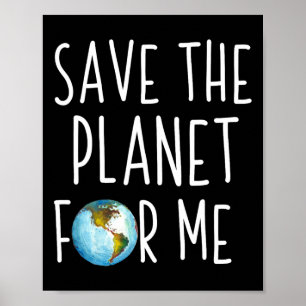 Aardedag Kinderen Redden De Planeet Voor Mij Klima Poster