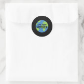 Aardedag liefde voor je moeder ronde sticker (Tas)