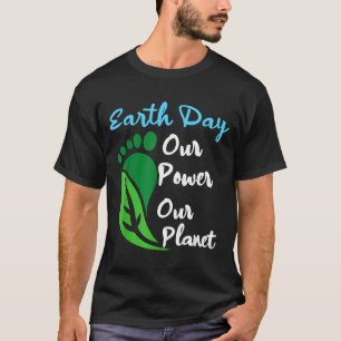 Aardedag macht 2026 planeet mannen vrouwen kindere t-shirt
