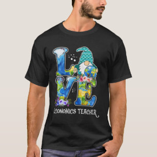 Aardedag Onderwijs Kabouter Economie Docent T-shirt