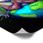 Aardedag Planeet Jubileum Aardedag Elke Dag Wo Poster (Hoek)