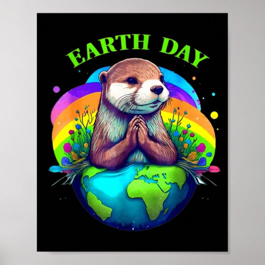 Aardedag Planeet Jubileum Aardedag Elke Dag Wo Poster (Voorkant)