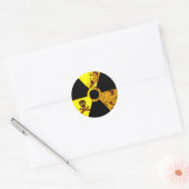 aardedag Tsjernobyl gedenkteken anti kernenergie Ronde Sticker (Envelop)