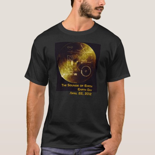 Aardedag - Voyager - Geluiden van de Aarde T-shirt (Voorkant)
