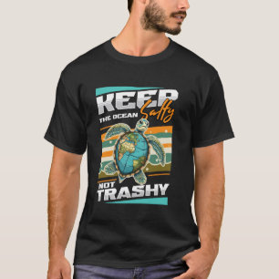 Aardedag Zeeschildpad Oceaan Bescherming T-shirt