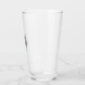 Aardedag Zeeschildpad Vintage Gravure Shirt Ontwer Glas (Links)