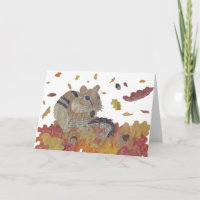 Aardeekhoorn, Thanksgiving, BosDier, de Herfst