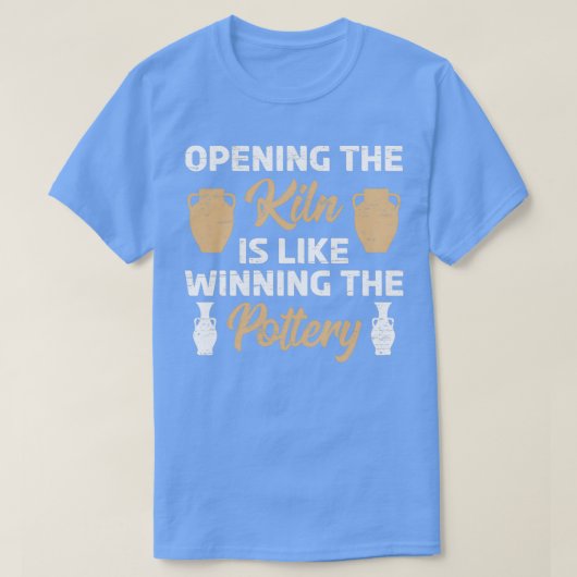 Aardekeramiek die ik graag de Pottery T-shirt (Design voorkant)