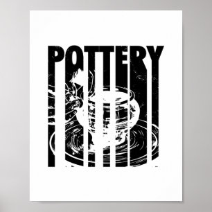 aardekeramiek Potter Ceramists Gift Ideeën Poster