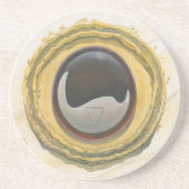 Aardelement Zandsteen Onderzetter (Voorkant)