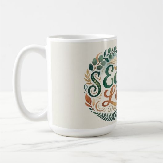Aardeliefhebber, T-shirt Koffiemok (Links)