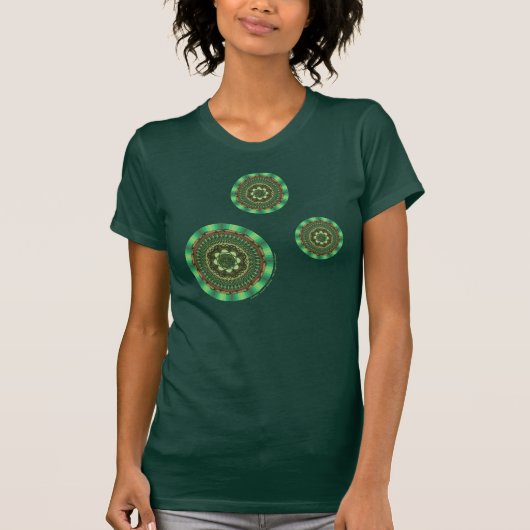 Aardemandaladamesdonkere shirt (Voorkant)