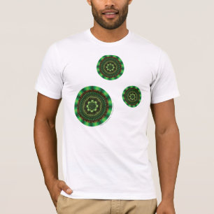 Aardemandalashirt voor mannen, licht model t-shirt