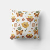 aarden bloemblaadjes en vleugels kussen (Voorkant)