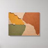 Aarden essentie rustieke kleur splash kunst canvas afdruk (Voorkant)