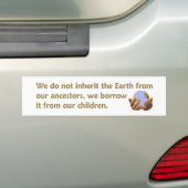 Aardendemetsticker Bumpersticker (Op auto)