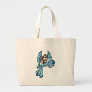Aardengelbewakersfee Grote Tote Bag