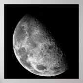 Aarde's Moon Space Poster (Voorkant)