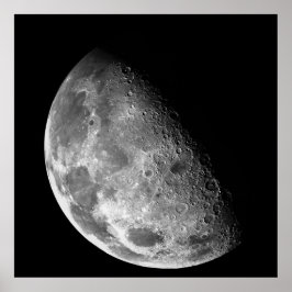 Aarde's Moon Space Poster