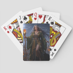 Aardespreukes van de Maanverlichte Pompoenveld Pokerkaarten