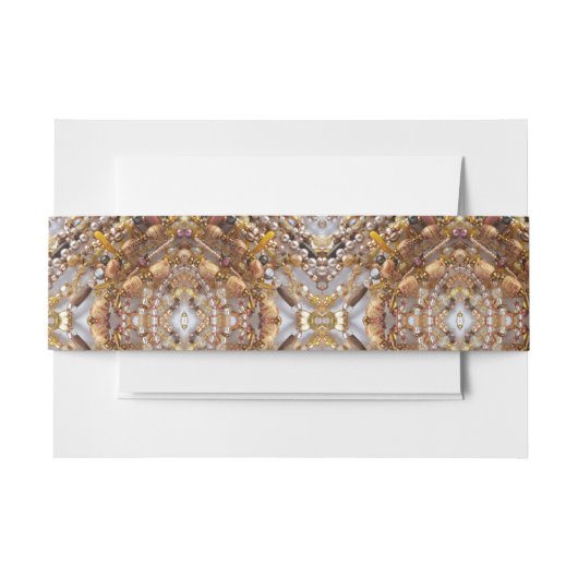 Aardestenen kralen Print Uitnodigingen Wikkel (Voorkant Voorbeeld)