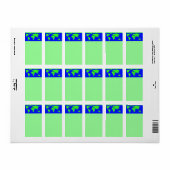 Aardetagreslabel Etiket (Full Sheet)