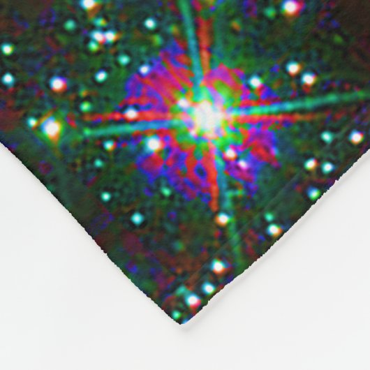 aardetekens fleece deken (Hoek)