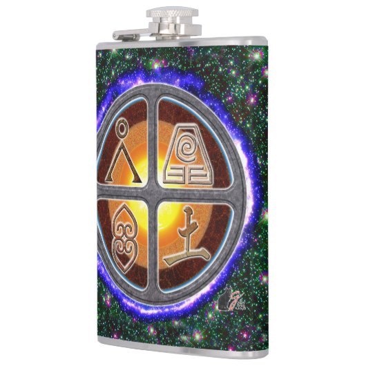 aardetekens heupfles (Links)