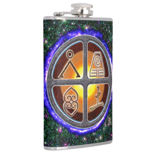 aardetekens heupfles (Rechts)