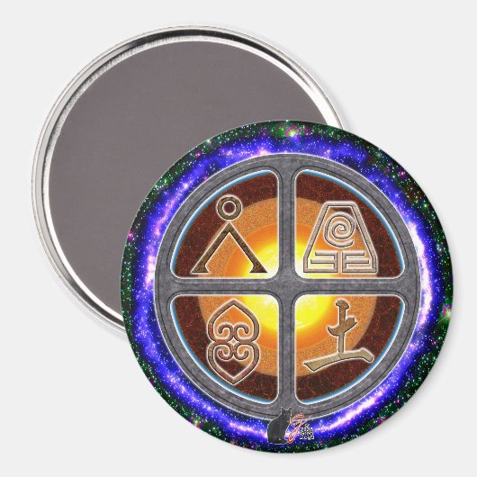 aardetekens magneet (Voorkant / Achterkant)