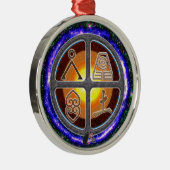 aardetekens metalen ornament (Rechts)